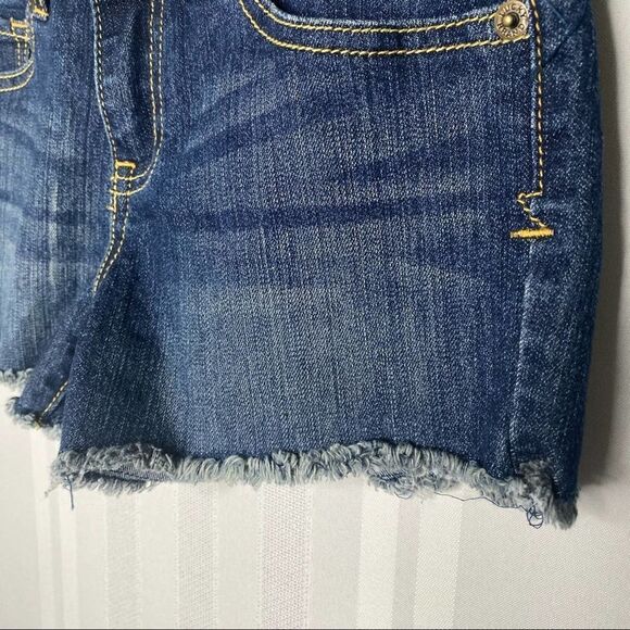 Lucky Brand Riley Short Raw Hem Denim Shorts Size 10 Girl's Summer Cotton Blend - Picture 2 of 10